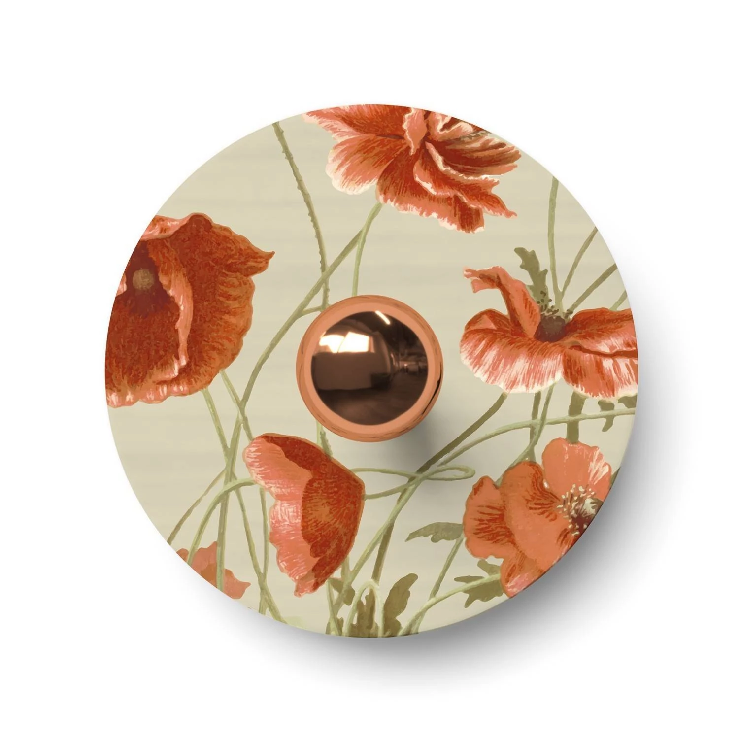 Pantalla mini Dibond con diseños florales