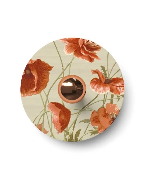 Pantalla mini Dibond con diseños florales