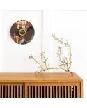 Lámpara de pared o techo con pantalla de diseño floral 'Blossom Haven' - Resistente al agua IP44