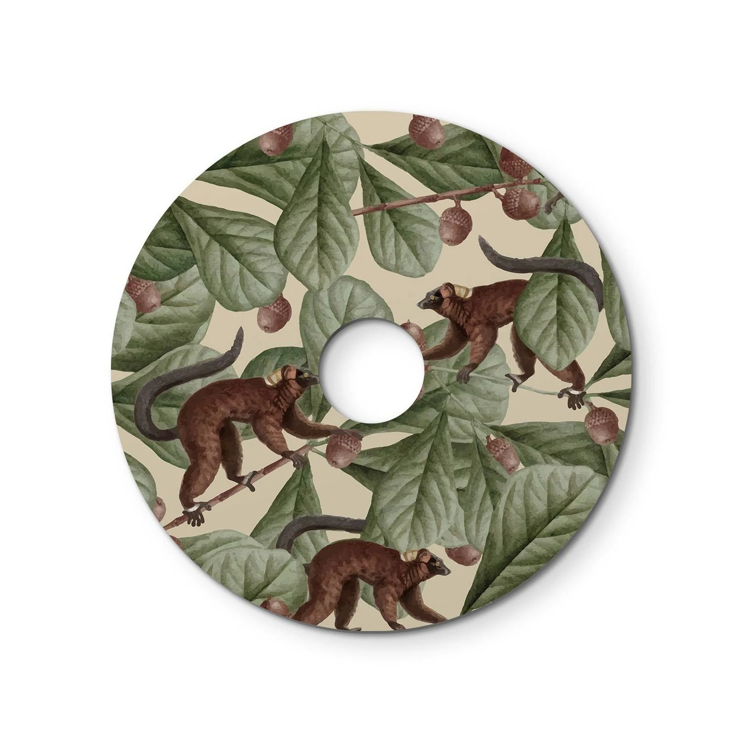 Pantalla Mini Dibond con diseños de animales.