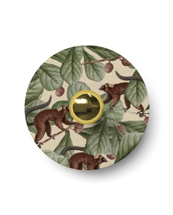 Pantalla Mini Dibond con diseños de animales.