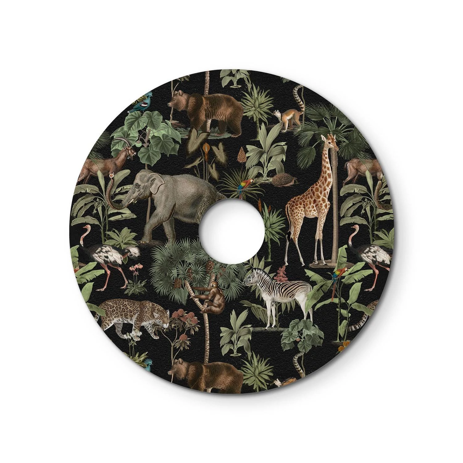 Pantalla Mini Dibond con diseños de animales.