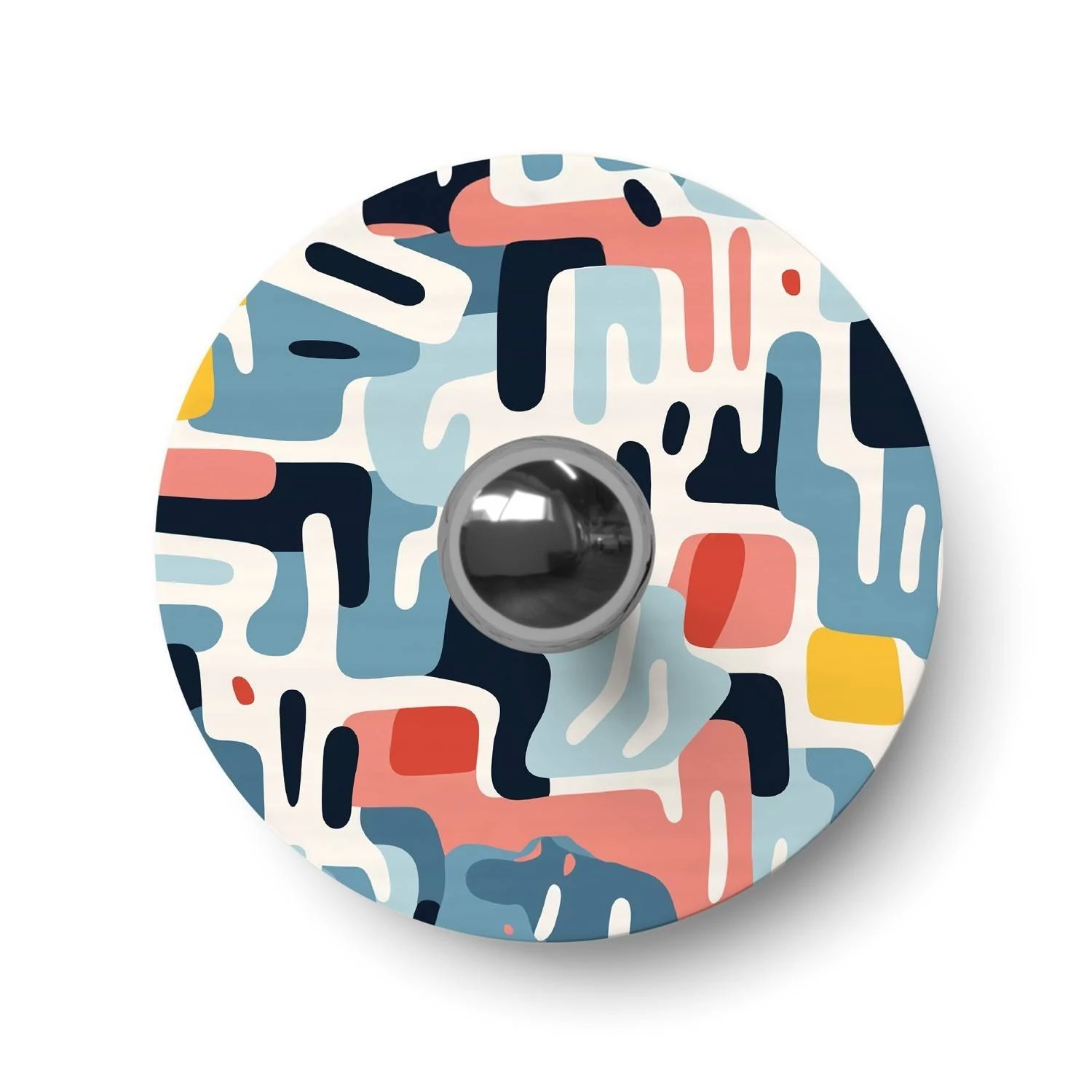 Mini pantalla Dibond con motivos geométricos