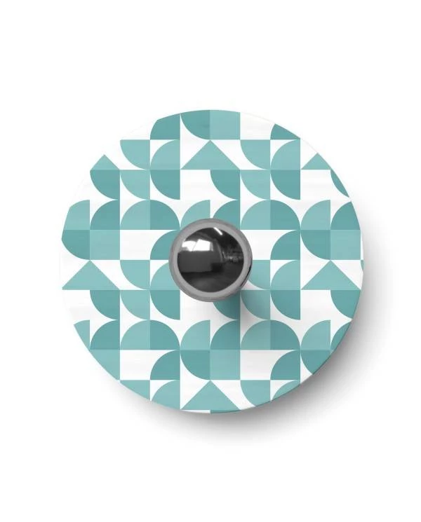 Mini pantalla Dibond con motivos geométricos