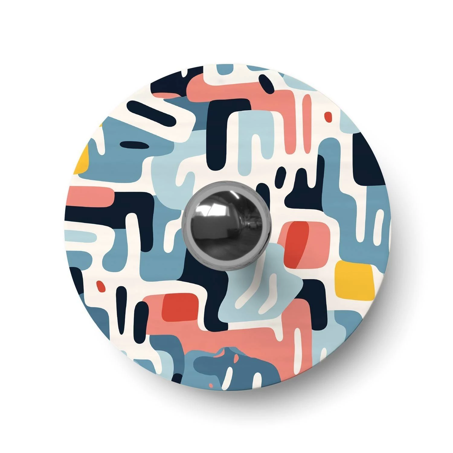 Aplique con pantalla con diseños geométricos IP44