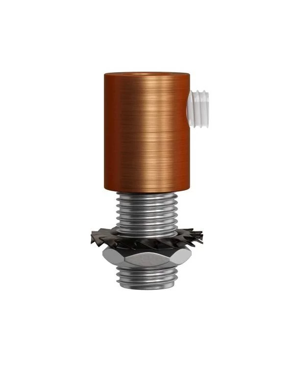Abrazadera de cable de metal cilíndrico