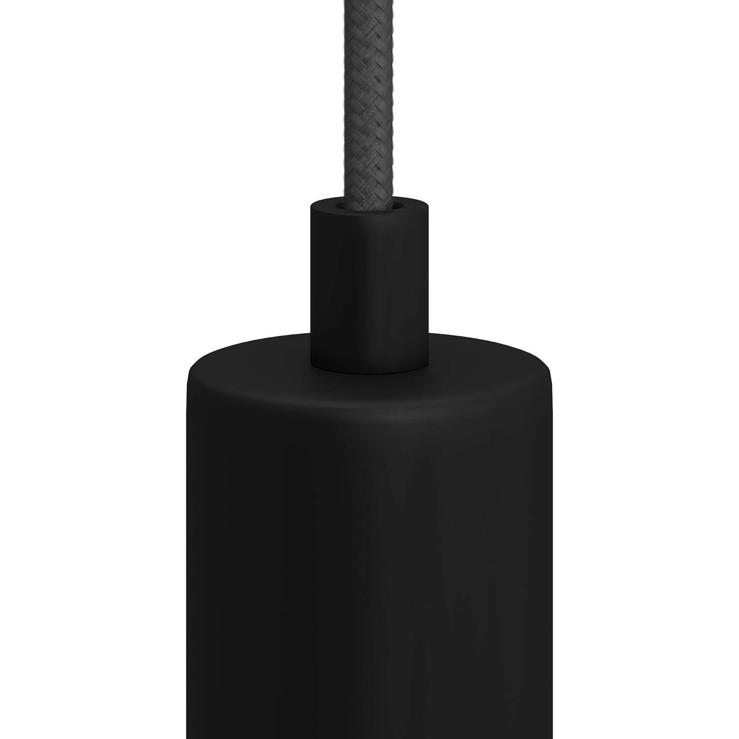 Abrazadera de cable de metal cilíndrico