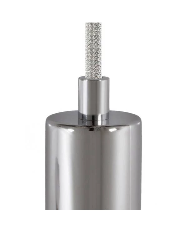 Abrazadera de cable de metal cilíndrico