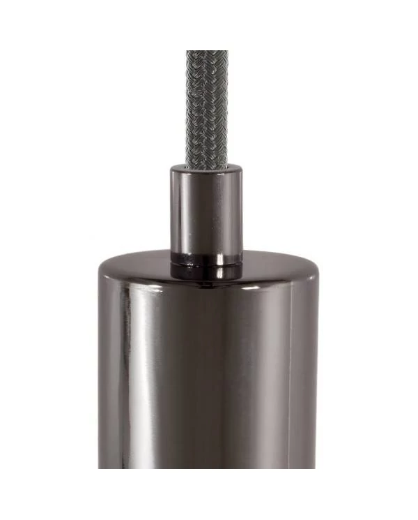 Abrazadera de cable de metal cilíndrico