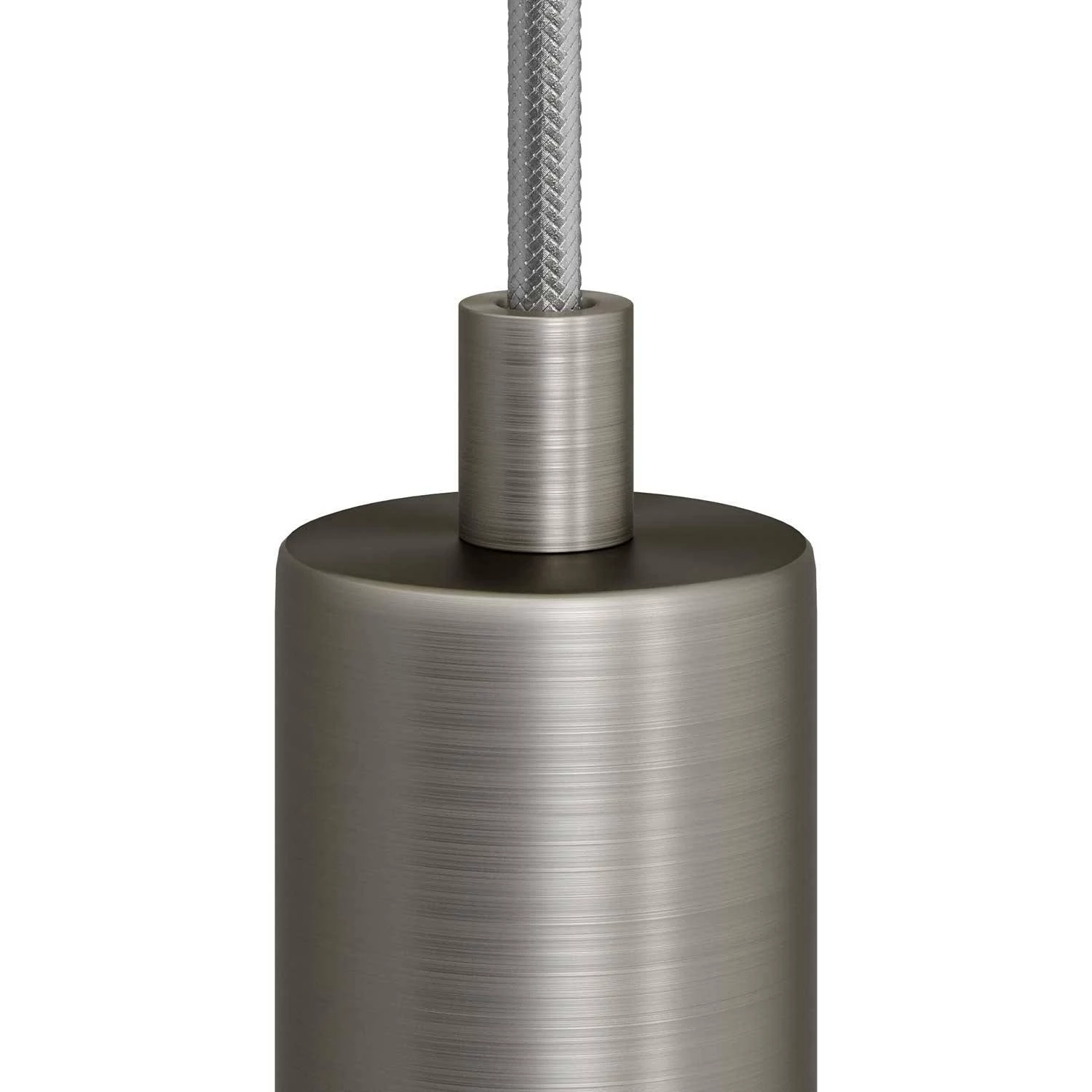 Abrazadera de cable de metal cilíndrico