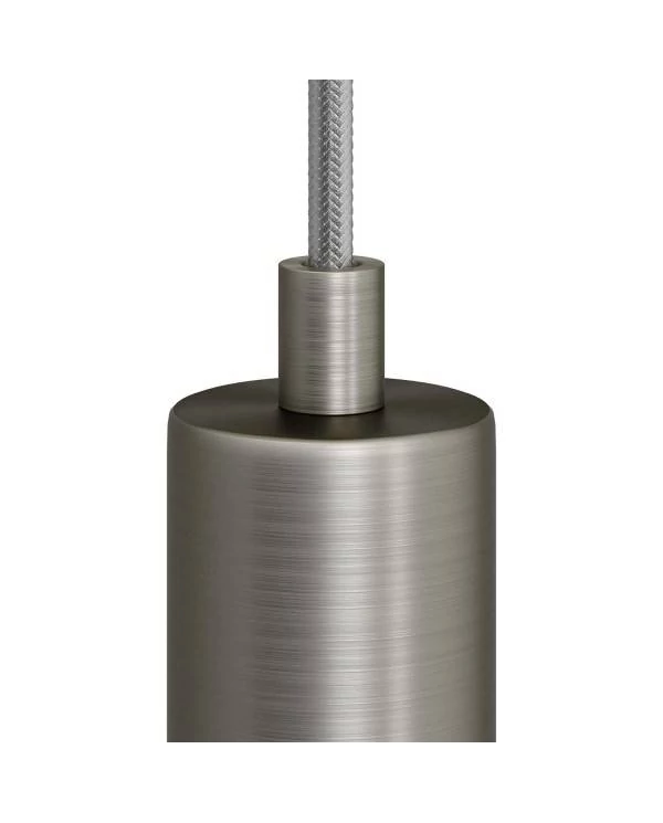 Abrazadera de cable de metal cilíndrico