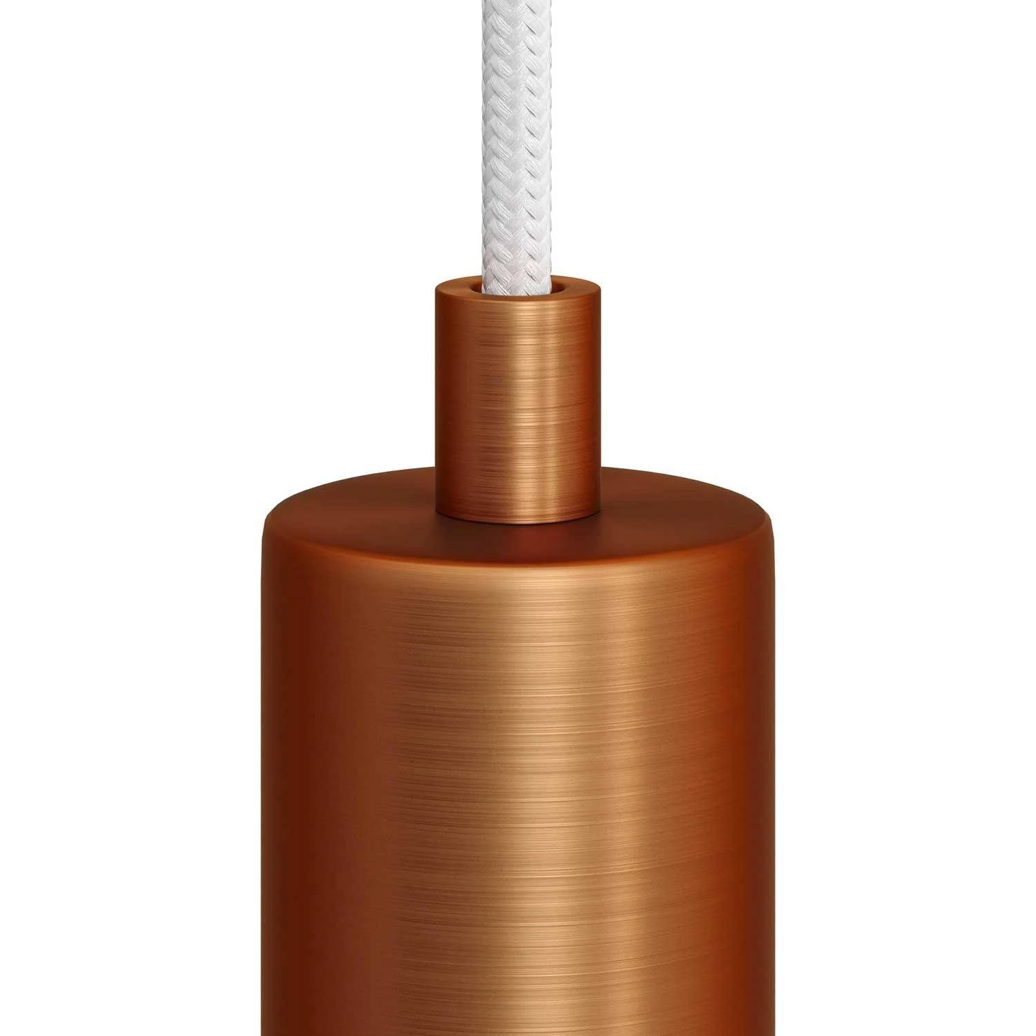 Abrazadera de cable de metal cilíndrico
