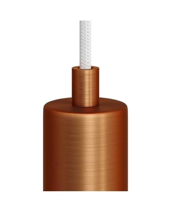 Abrazadera de cable de metal cilíndrico