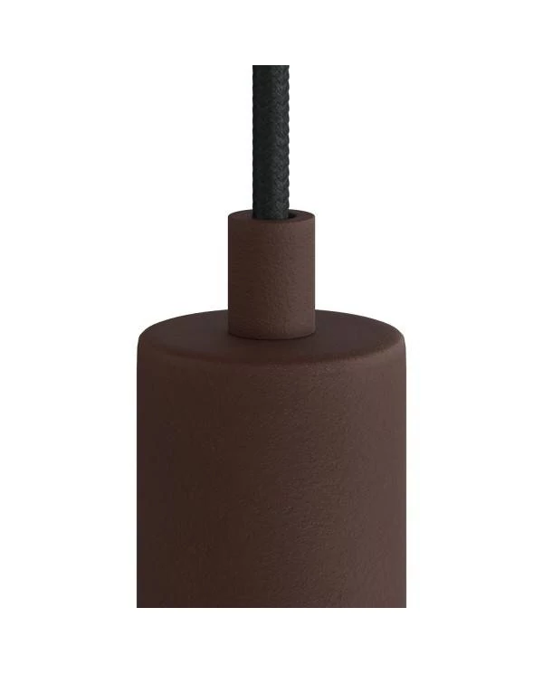 Abrazadera de cable de metal cilíndrico