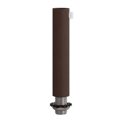 Abrazadera de cable metálico cilíndrico de 7 cm
