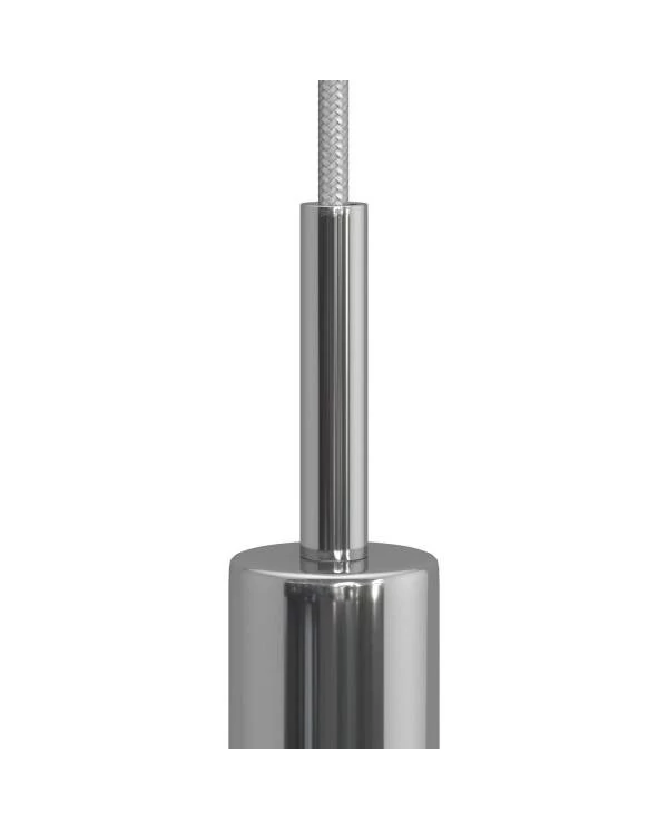 Abrazadera de cable metálico cilíndrico de 7 cm