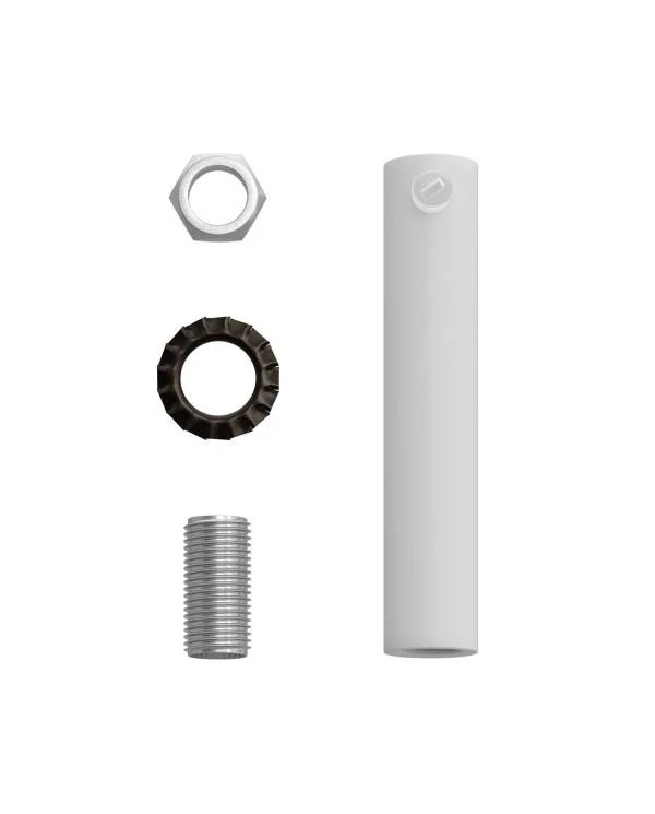 Abrazadera de cable metálico cilíndrico de 7 cm