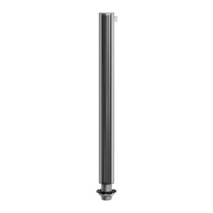Abrazadera de cable metálico cilíndrico de 15 cm de largo