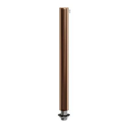 Abrazadera de cable metálico cilíndrico de 15 cm de largo
