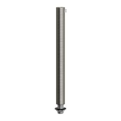 Abrazadera de cable metálico cilíndrico de 15 cm de largo