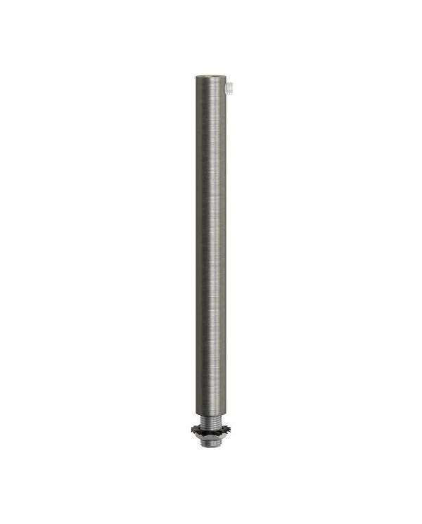 Abrazadera de cable metálico cilíndrico de 15 cm de largo