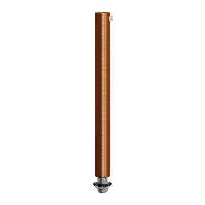 Abrazadera de cable metálico cilíndrico de 15 cm de largo