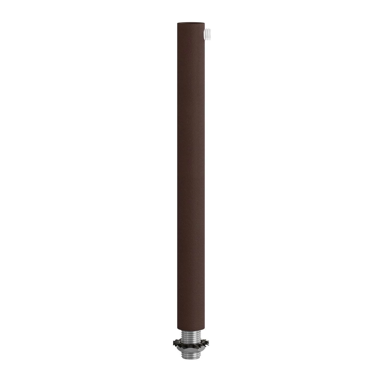 Abrazadera de cable metálico cilíndrico de 15 cm de largo