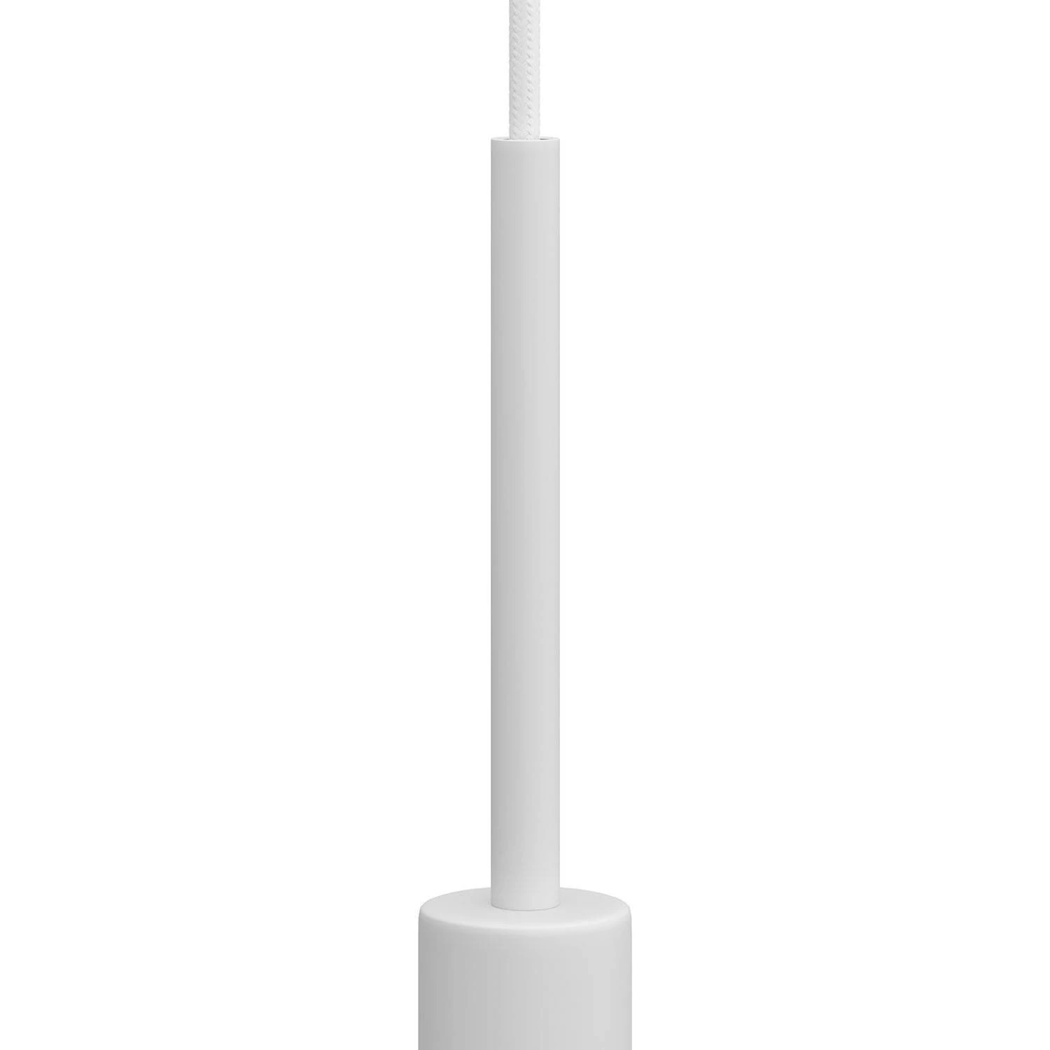 Abrazadera de cable metálico cilíndrico de 15 cm de largo