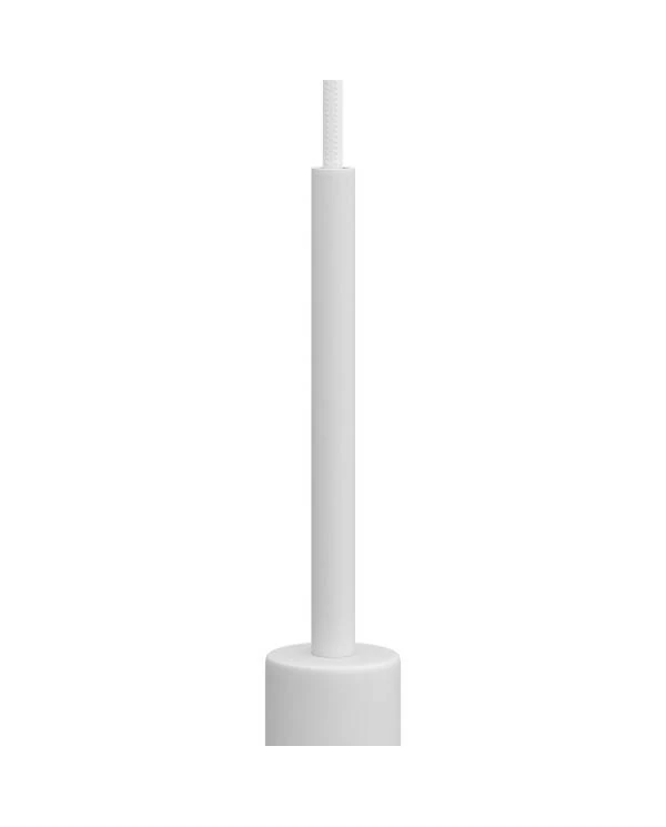 Abrazadera de cable metálico cilíndrico de 15 cm de largo