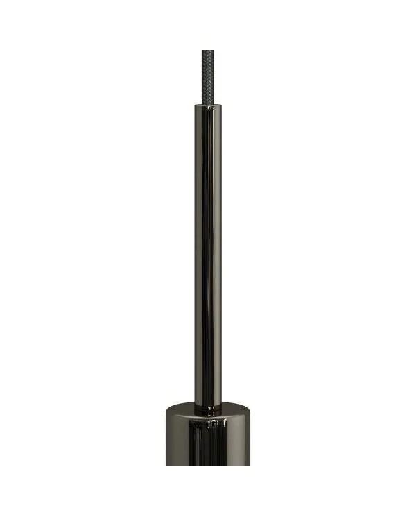 Abrazadera de cable metálico cilíndrico de 15 cm de largo