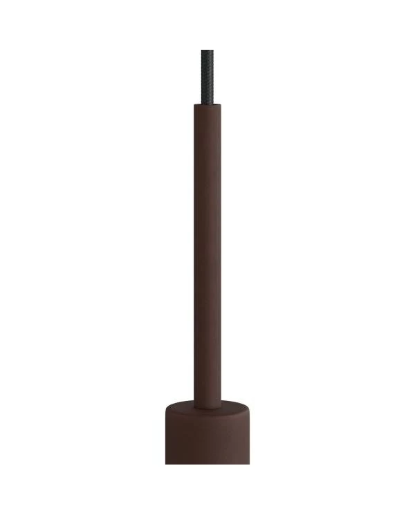 Abrazadera de cable metálico cilíndrico de 15 cm de largo