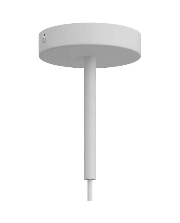 Abrazadera de cable metálico cilíndrico de 15 cm de largo