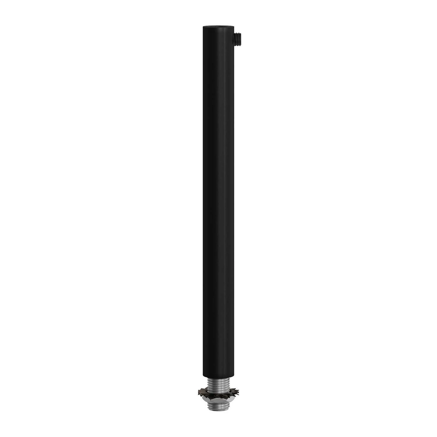 Abrazadera de cable metálico cilíndrico de 15 cm de largo