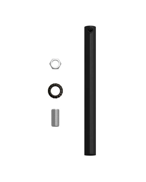 Abrazadera de cable metálico cilíndrico de 15 cm de largo