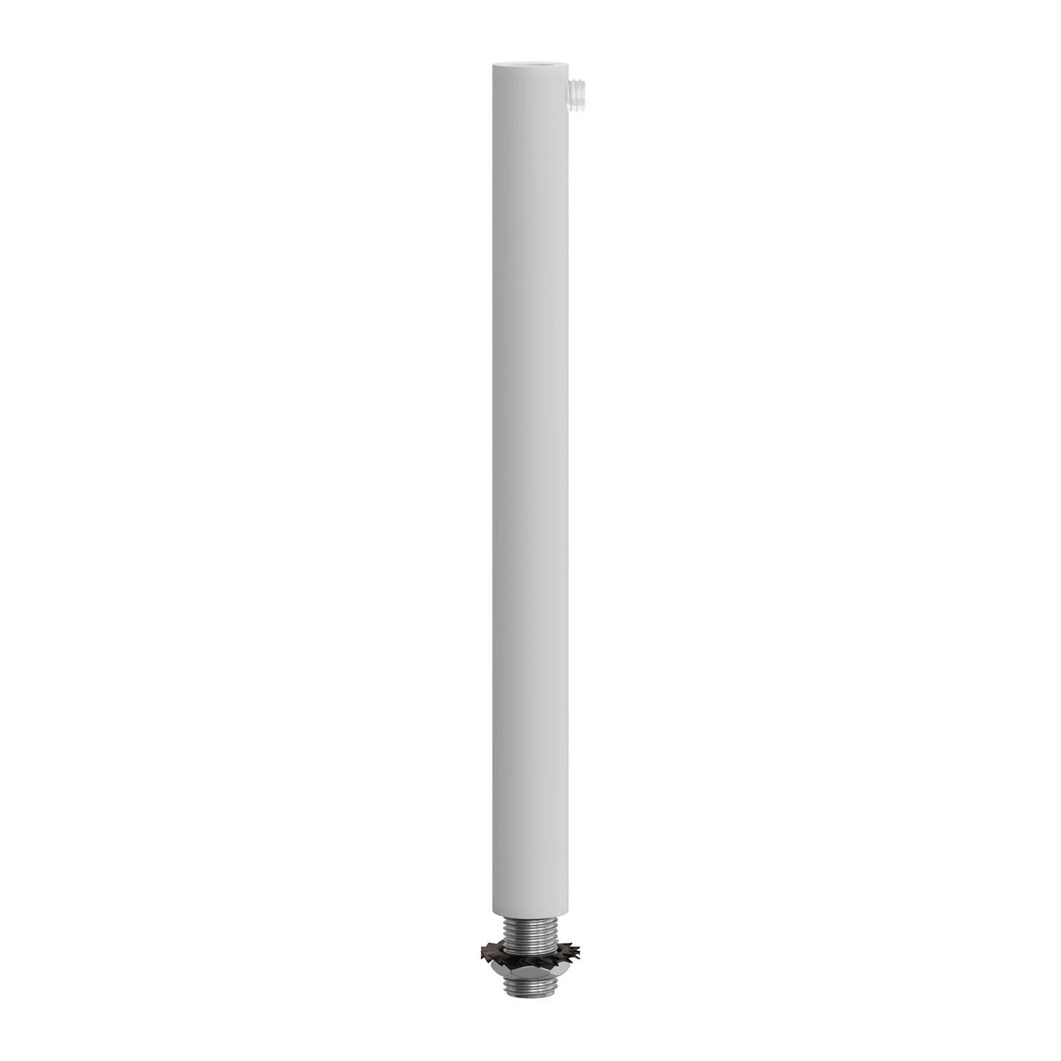 Abrazadera de cable metálico cilíndrico de 15 cm de largo