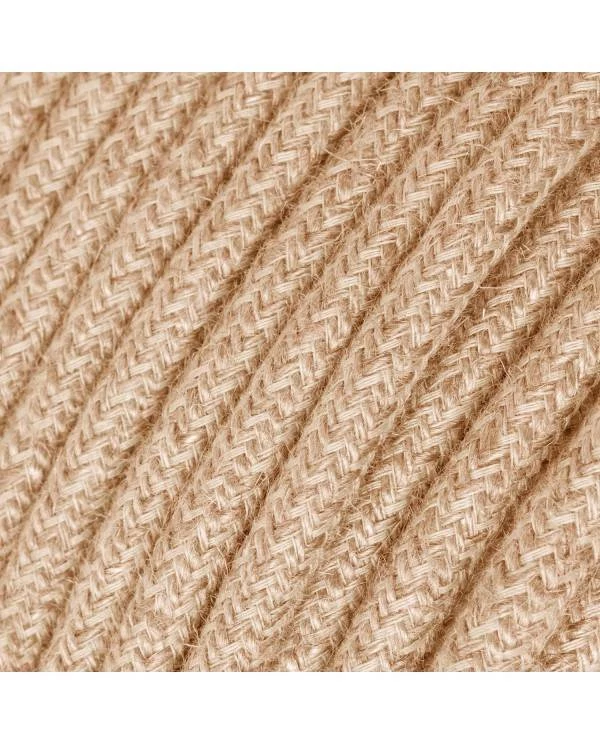 Lámpara colgante con pantalla de madera para focos