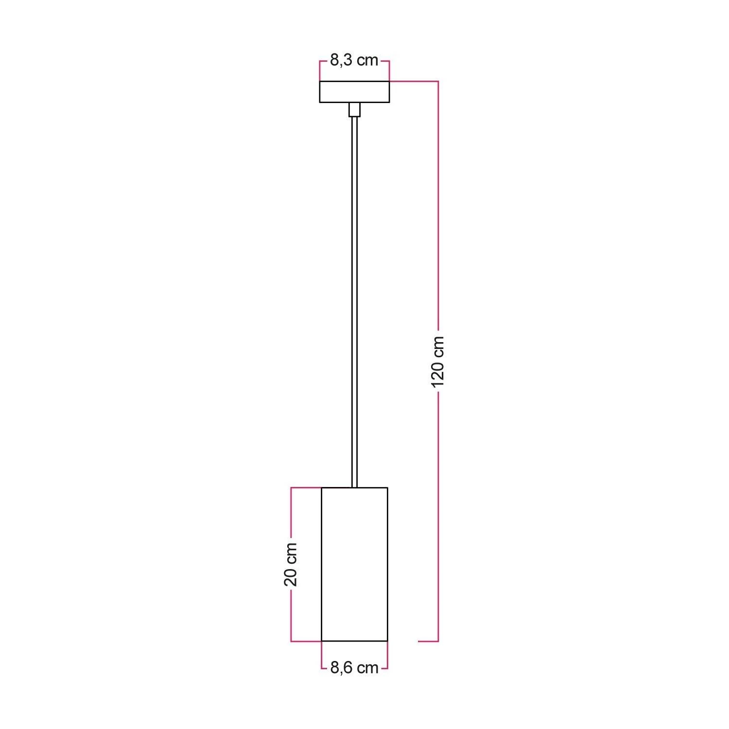 Lámpara colgante con pantalla de madera para focos