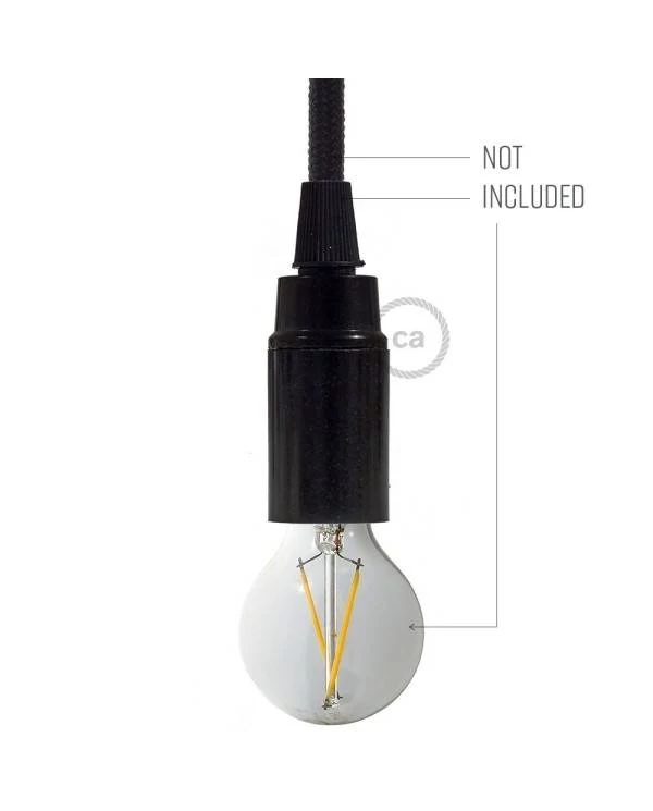 Smooth Phenolic Bakelite E12 Light Bulb Socket