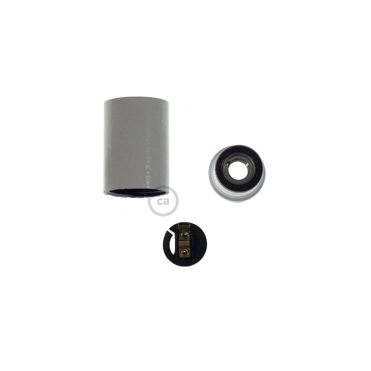Smooth Phenolic Bakelite E12 Light Bulb Socket
