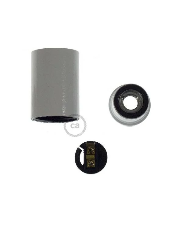 Smooth Phenolic Bakelite E12 Light Bulb Socket
