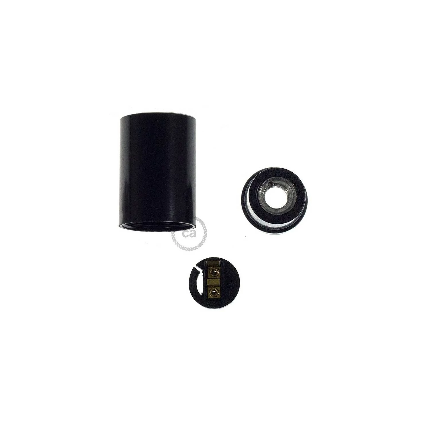 Smooth Phenolic Bakelite E12 Light Bulb Socket