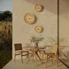 Tahiti raffia lampshade - 54 cm diameter