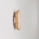 Lámpara de pared con pantalla de rafia Moorea
