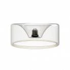Aplique con bombilla decorativa Ghost transparente