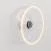 Aplique con bombilla Ghost transparente