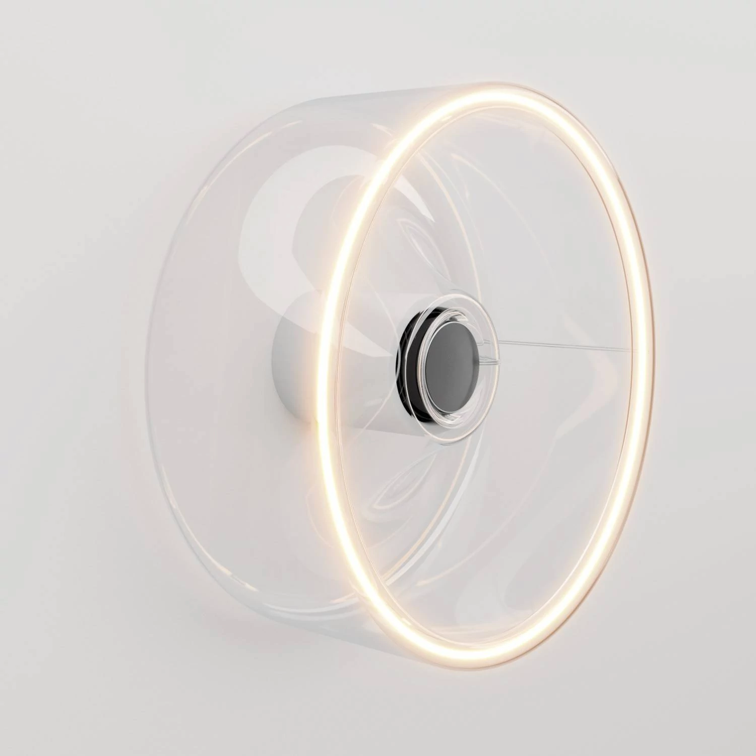 Aplique con bombilla decorativa Ghost transparente