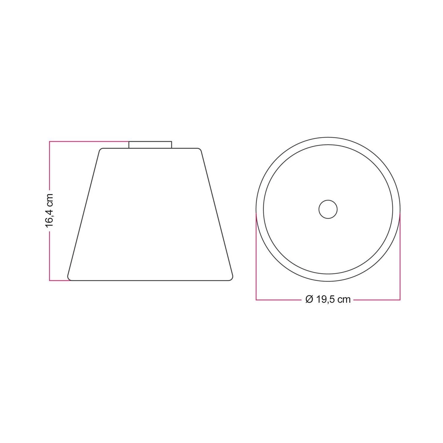 Lámpara de techo de diseño cónico transparente Bombilla Ghost