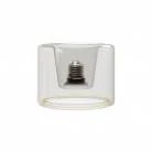 Aplique con mini bombilla Ghost transparente