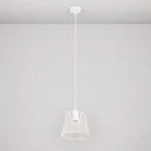 Lámpara de suspensión con Bombilla cónica transparente Ghost