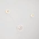 Aplique de pared con 3 bombillas diseño Ghost